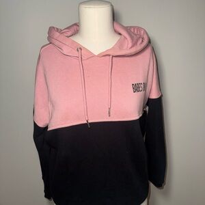 Babes Only- Pink and Black Women's Hoodie